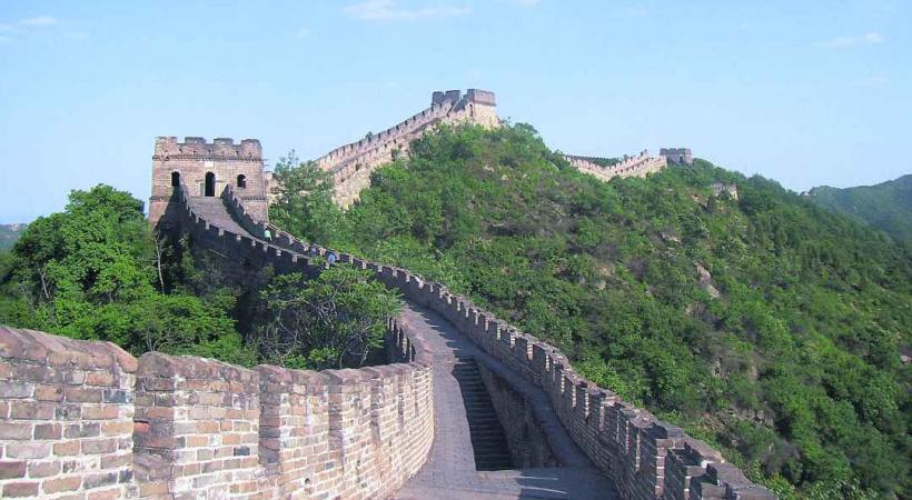 La Grande Muraille dans la vallée de Mutianyu.