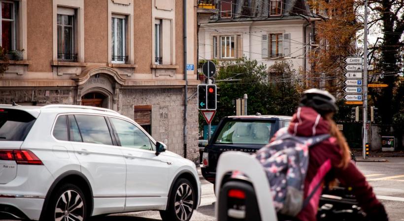 A l’avenue d’Echallens, la durée du feu vert semble fluctuer au fil de l’année. MISSON-TILLE