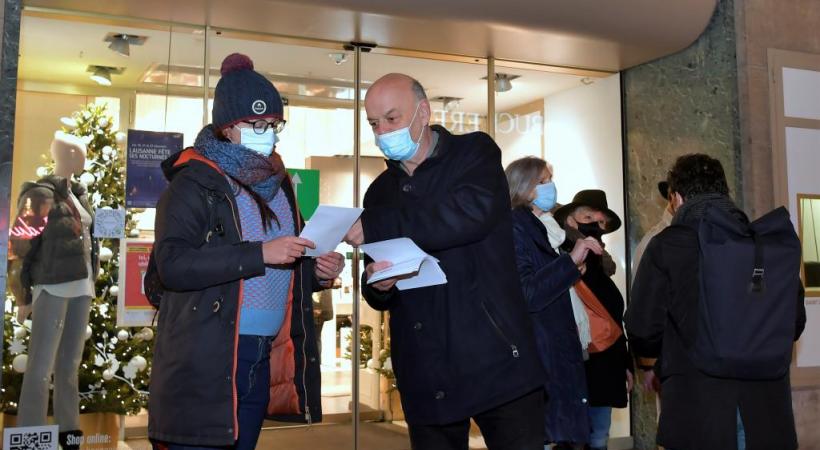 Juste avant les fêtes de fin d’année, le POP avait organisé devant l’enseigne incriminée une distribution de flyers destinée à dénoncer une «injustice». VERISSIMO