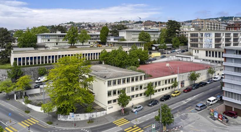 L’annexe avant démolition... VILLE DE LAUSANNE
