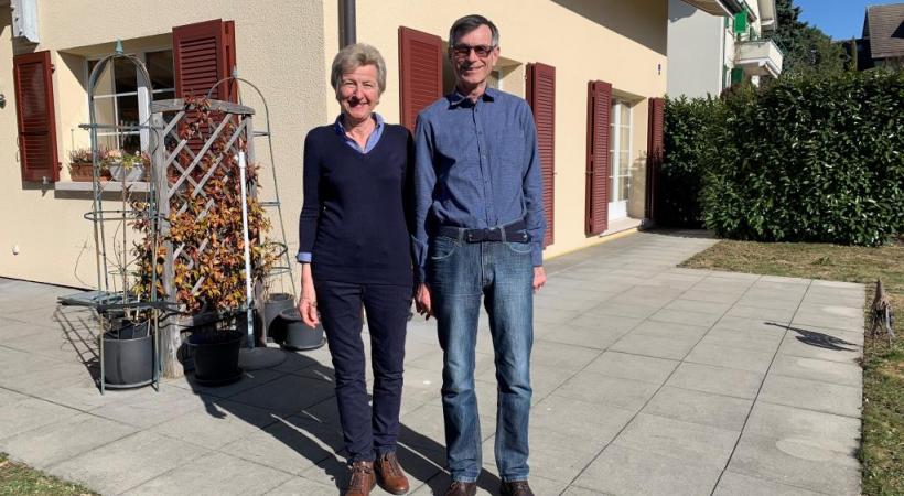 Un couple serein malgré leurs divergences politiques. PHK