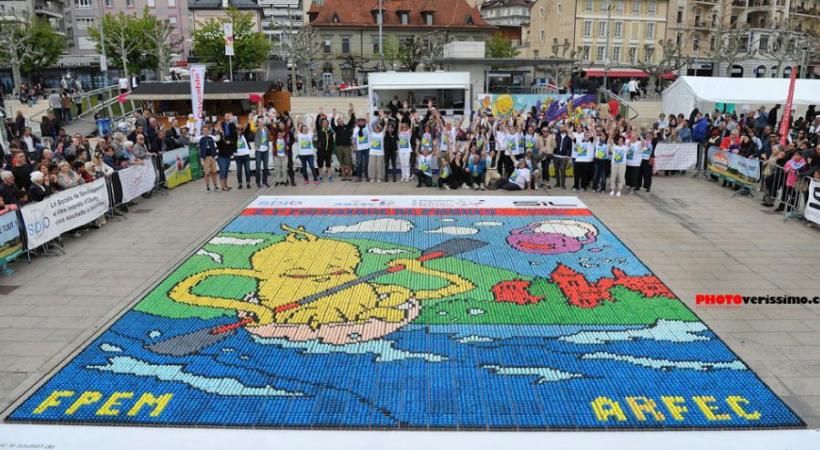 La Mosaïque de Pâques 2019, la denière réalisée avec du public à ce jour. VERISSIMO