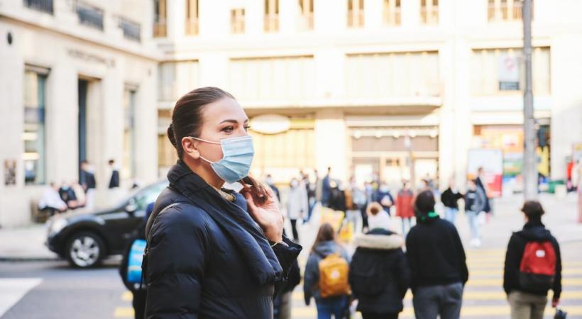 Selon la police lausannoise, le port du masque a plutôt bien été respecté par la population. 123RF