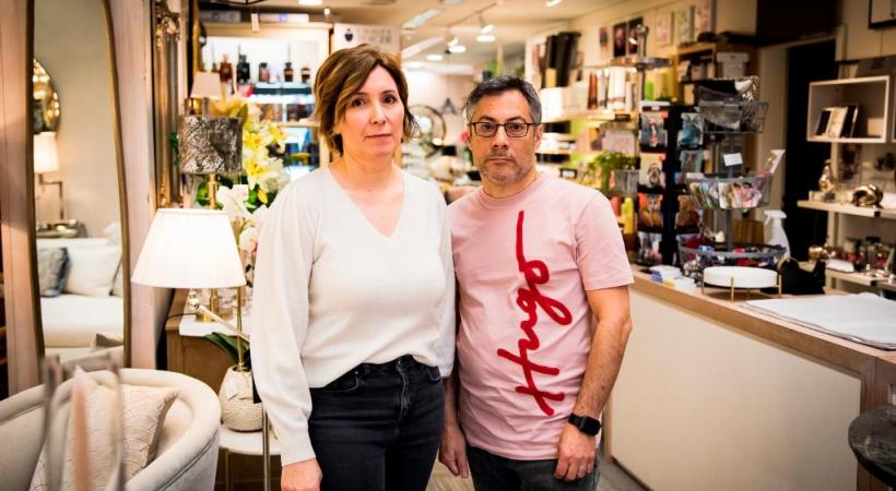 Ana et Jorge Coehlo, gérants de Anna Deco, auraient aimé être davantage soutenus. MISSON-TILLE