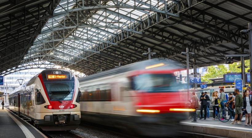 En gare de Lausanne, 91% des trains ont moins de trois minutes de retard. DR