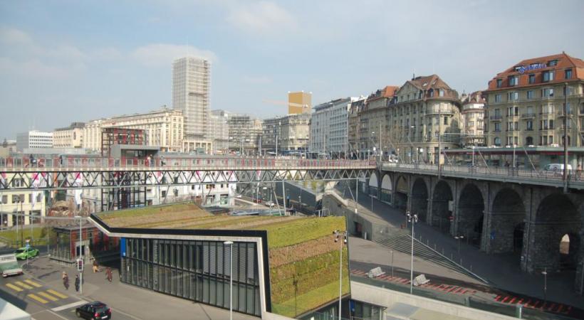 La tout de Toua vue de la Place de l'Europe. PHOTOMONTAGE / DR