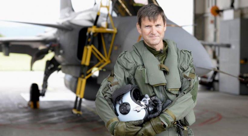 Le colonel Fabio Antognini a piloté à plusieurs reprises le chasseur controversé. DR 