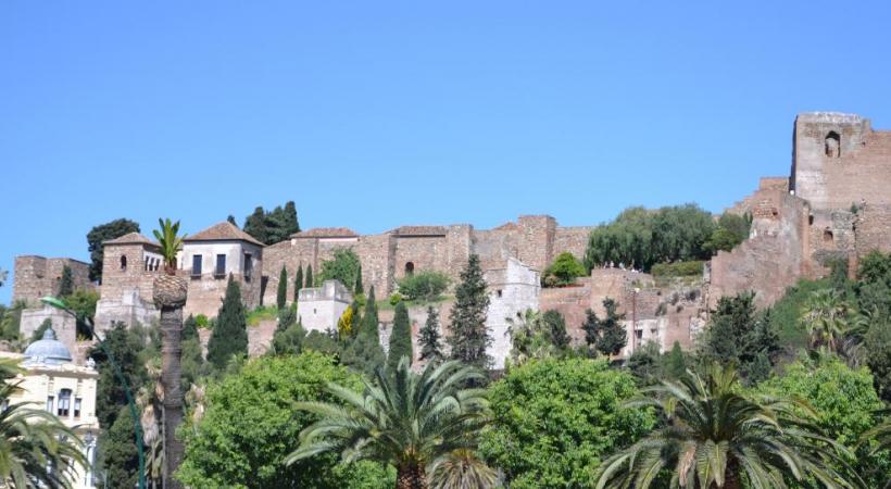 Le château du Gibralfaro, Málaga.