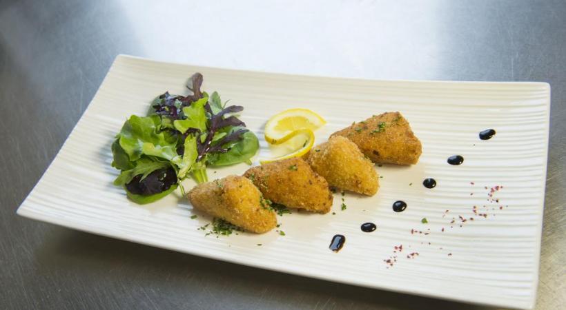  Triangle croustillant aux Crevettes et Maréchal de Granges Marnand