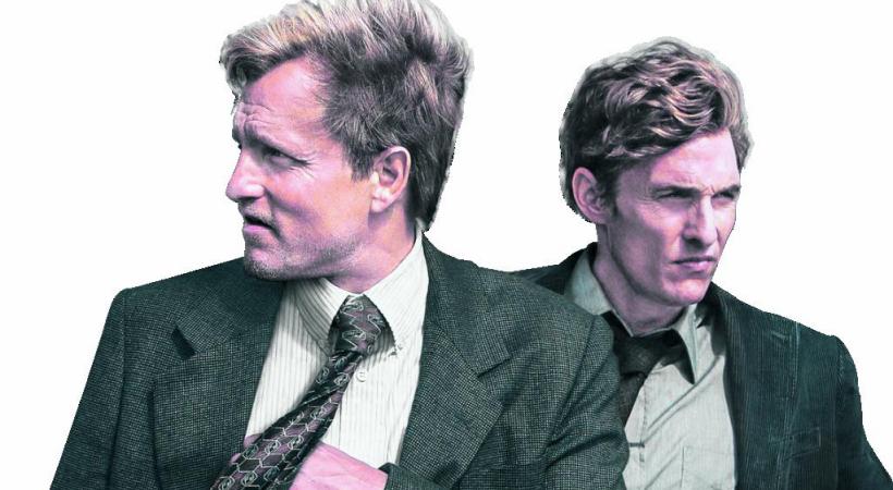Woody Harrelson et Matthew McConaughey dans True Detective