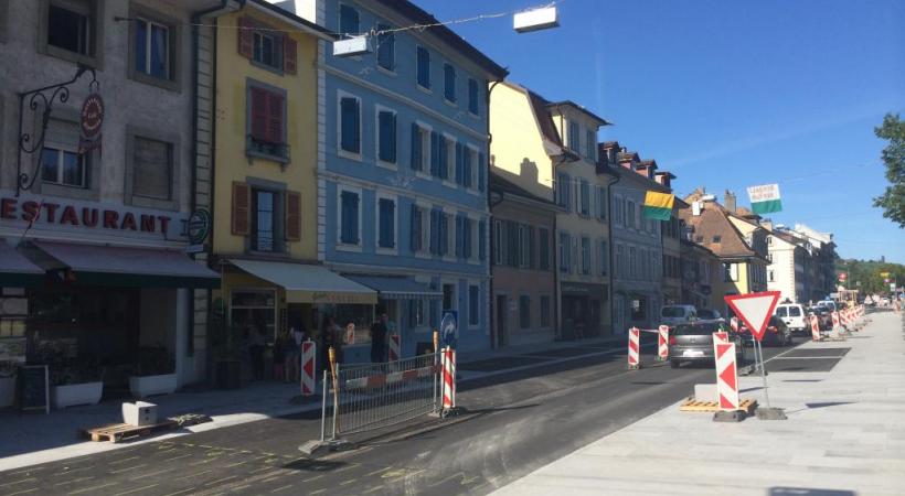 Les travaux auront duré deux ans. Trop pour les commerçants. DR