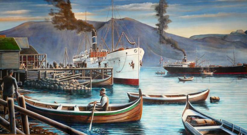 Chaque étape (ici Alesund) est prétexte à la découverte. 