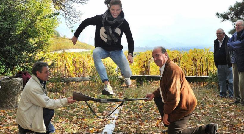   Léa Sprunger et Jacky Delapierre en plein boulot. VERISSIMO