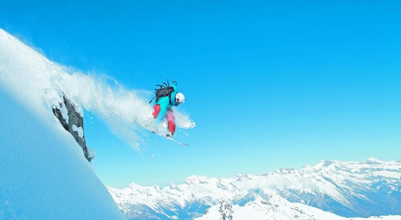 Des conditions idéales pour la pratique du freeride.  Photos Thyon-Région Tourisme