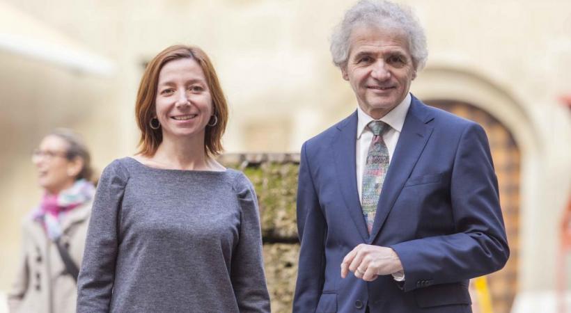 Jean-Yves Pidoux et Natacha Litzistorf, candidats à la Municipalité. DR