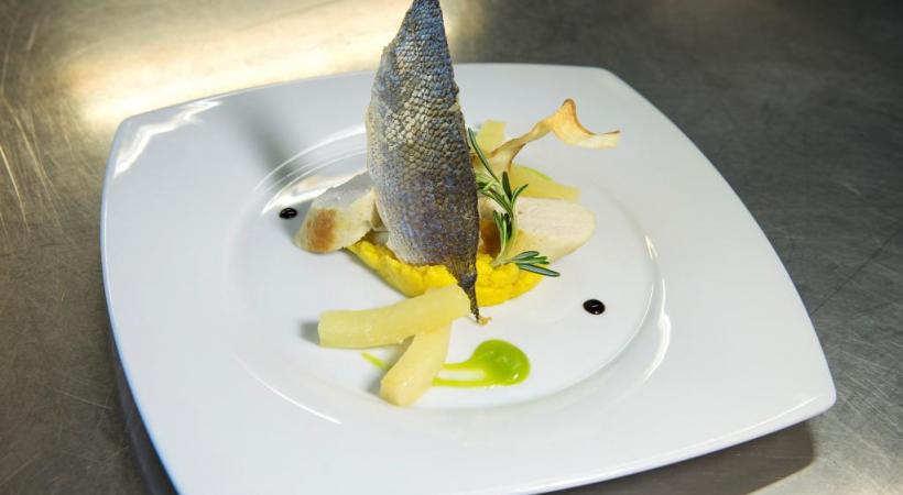  Ballotine de Dorade et sa purée de racines de persil au curry