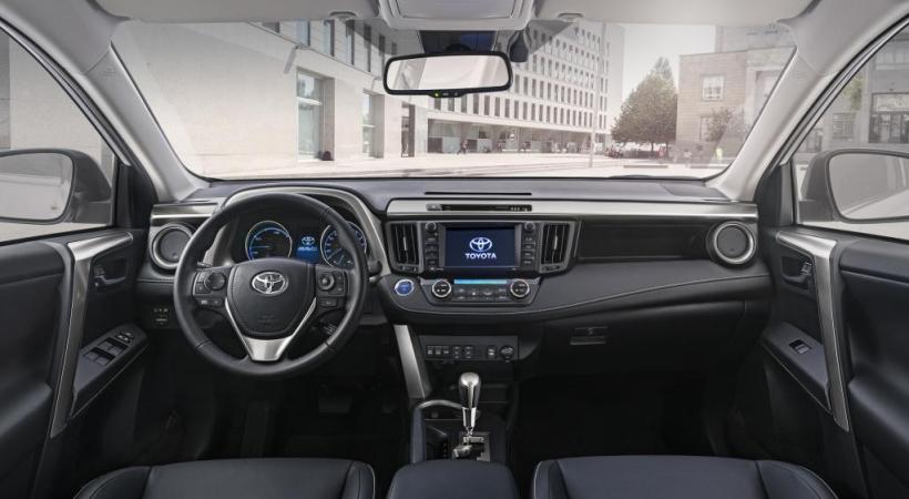 Le Toyota RAV4 hybride. DR