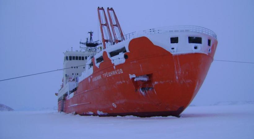 L’Akademik Treshnikov qui accueillera les chercheurs. DR
