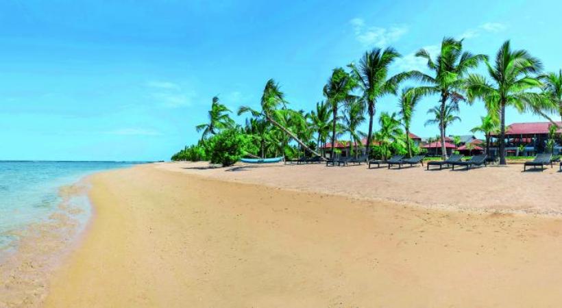  La plage de Passikudah est l’une des plus belles de la côte Est. On peut s’y rendre en voiture ou… en hydravion. ALAIN BOSSU