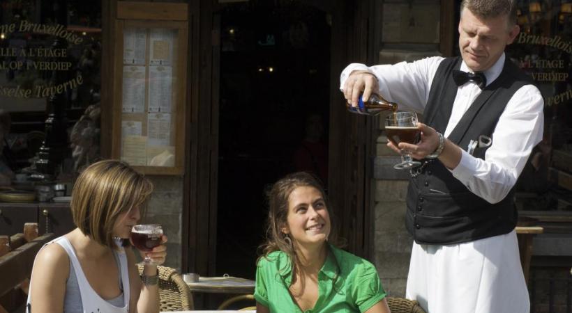  Quelle que soit la couleur, la bière belge est exquise. 