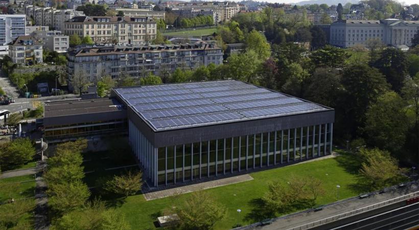  Une des nouvelles centrales photovoltaïques créées en 2016. DR