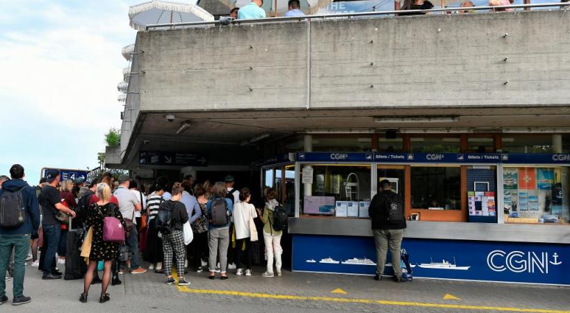 La rénovation complète de la gare lacustre d’Ouchy se fait désespérément attendre. VERISSIMO