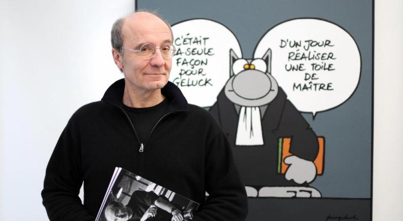 Geluck expose son matou à Lausanne