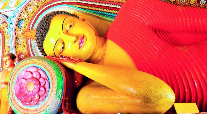 Bouddha, sous toutes les formes, est omniprésent dans ce pays très religieux.  