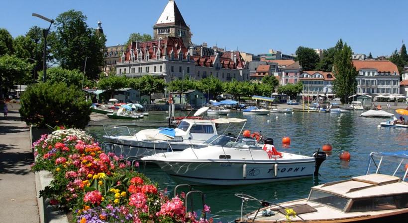 Lausanne, une  simple destination de transit pour les Chinois? DR/PHOTOMONTAGE