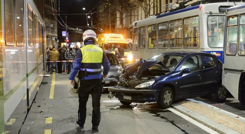 En 2020, voilà une scène à laquelle on ne devrait plus assister sur l’avenue d’Echallens. dr
