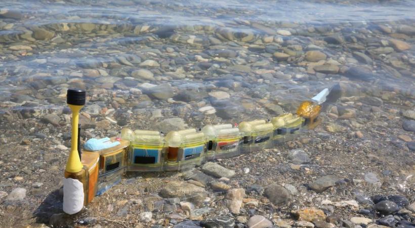  "Envirobot" à l'oeuvre sur les rives du Léman. dr