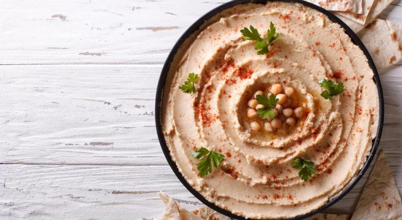  Le houmous, un plat très tendance, notamment à l'heure de l'apéro. DR