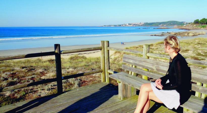 Des plages immenses épargnées par le bétonnage. 