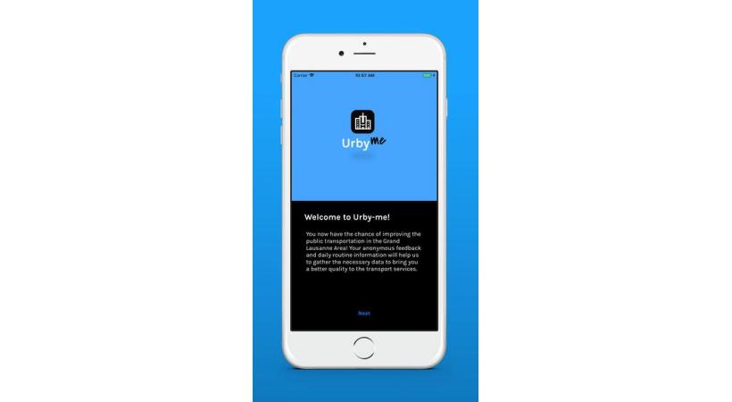  «Pour les usagers, c’est l’occasion de donner leur opinion et d’être entendus, tout en recevant un feedback» Fernando Simas, collaborateur scientifique au Laboratoire de sociologie urbaine de l’EPFL UrbyMe est en phase de test pendant un mois dans le métro m1 et m2. dr