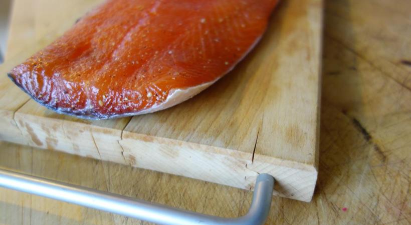 Saumon gravlax aux épices