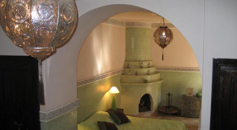 Une chambre dans un riad.  
