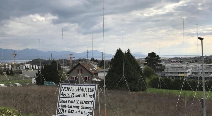  La colère gronde à Crissier autour de la construction du futur quartier des Uttins. dr