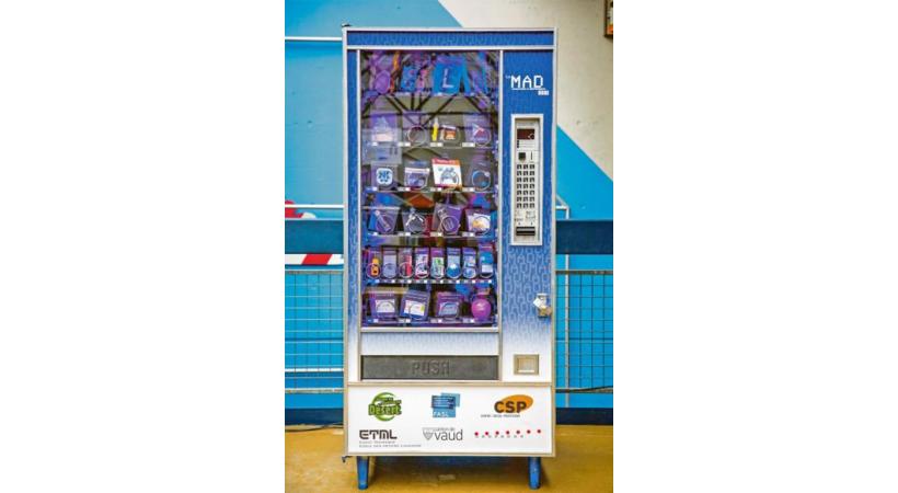 Un distributeur de snacks? Non, un moyen d’apprendre à gérer ses dépenses!  DR