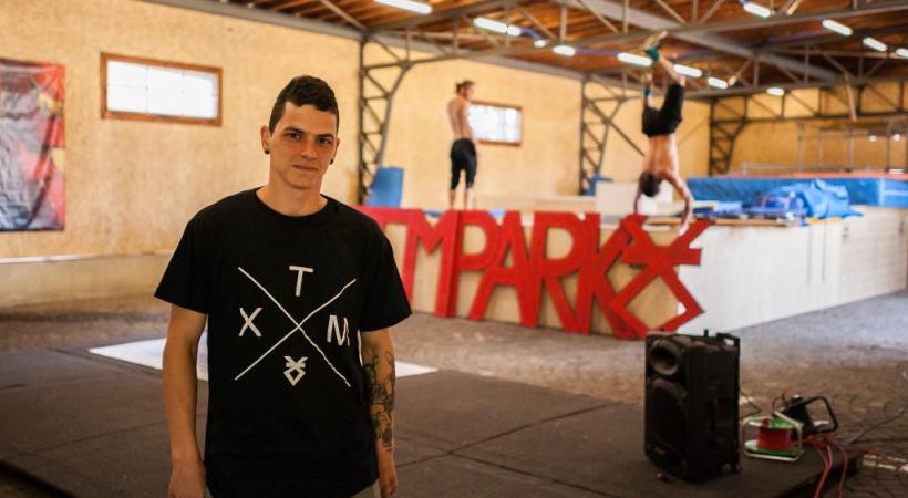 Kevin Crupi, président de l’association Xtrem Move, et responsable du projet. PHOTO MISSON