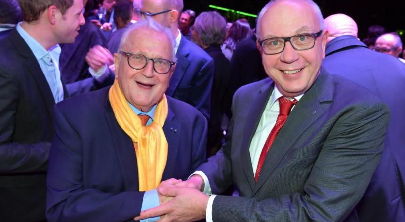Pierre Keller, président honoraire et Michel Rochat, président de l’OVV. VERISSIMO