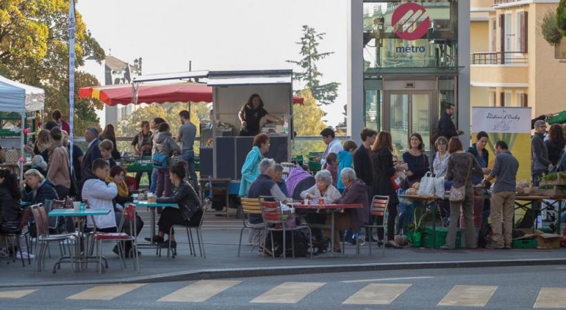Le boulevard de Grancy, un lieu convivial et de découvertes. DR