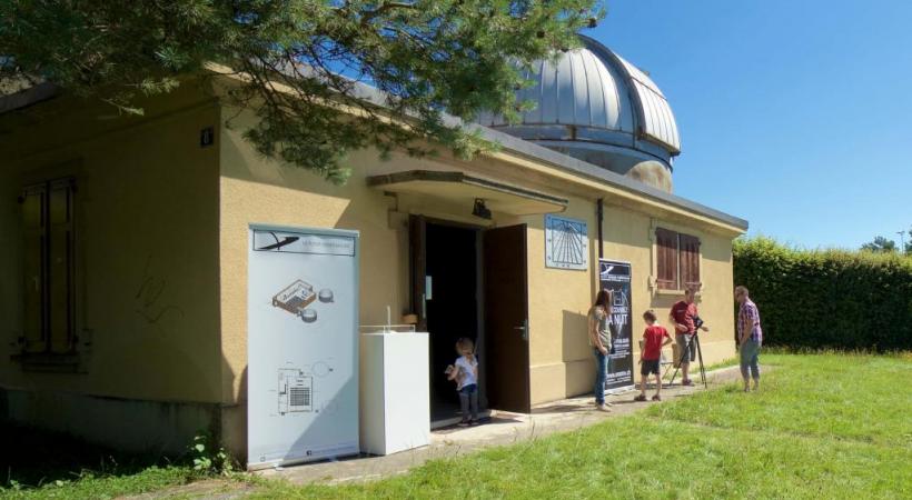 Pour le grand public, la Société vaudoise d’astronomie organise des soirées d’observation hebdomadaires et lors de phénomènes spéciaux des conférences et des visites scolaires. Ci-dessous, le plan du futur observatoire. DR