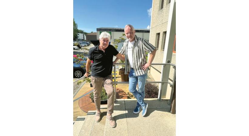 Une amitié inébranlable lie Erich Burgener (à gauche) et Christophe Vauthey. CA