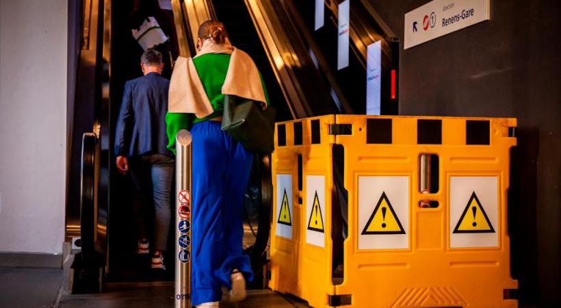 L‘escalator qui permet l’accès au LEB est en panne, ainsi que deux ascenseurs. MISSON-TILLE