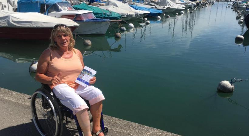 Anne Othenin-Girard, un dévouement sans bornes au service des handicapés. WULLSCHLEGER