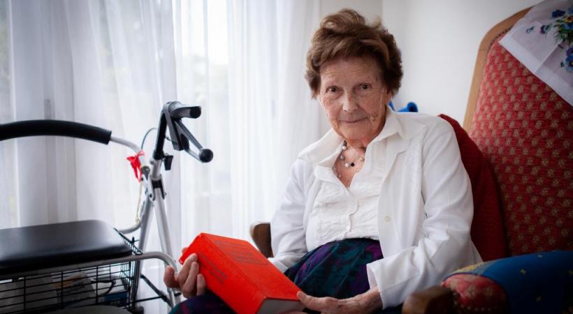 Lucienne Dovat 100 ans depuis  le mois d’août.