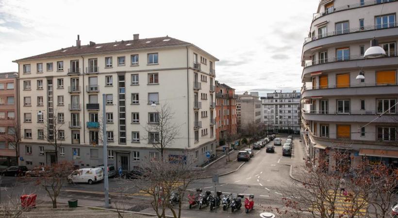 La rue du Maupas, et en dessous l’avenue de France, au niveau de la jonction de la rue de l’Ecole du commerce. MISSON