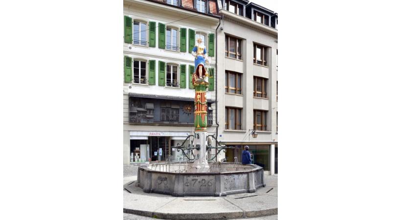 La fontaine de la Justice à la Palud. DR