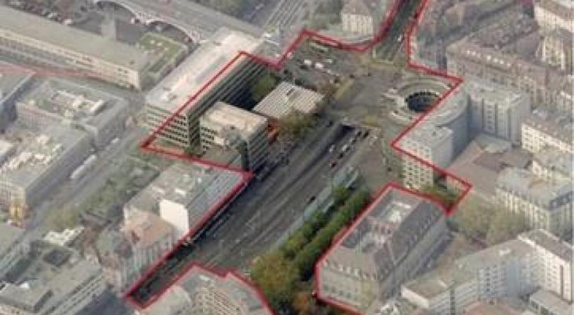 Le périmètre qui sera étudié au niveau de la Place Chauderon. DR