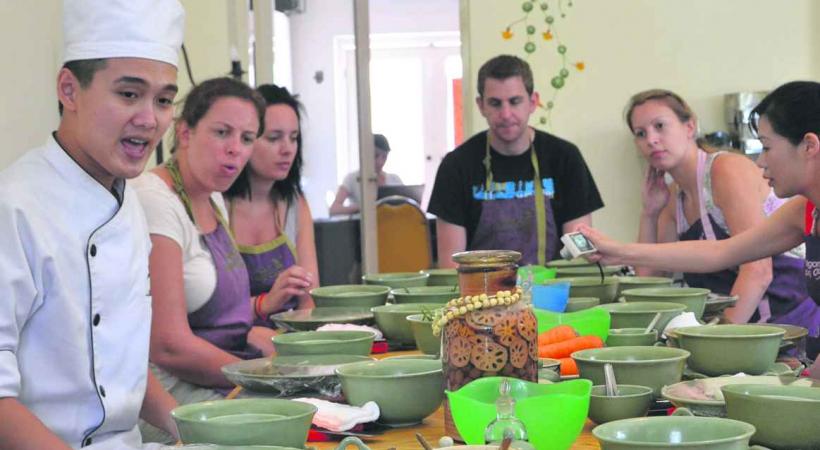 La tendance est aux cours de cuisine.